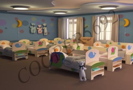 3d визуализации: Интерьер детского сада